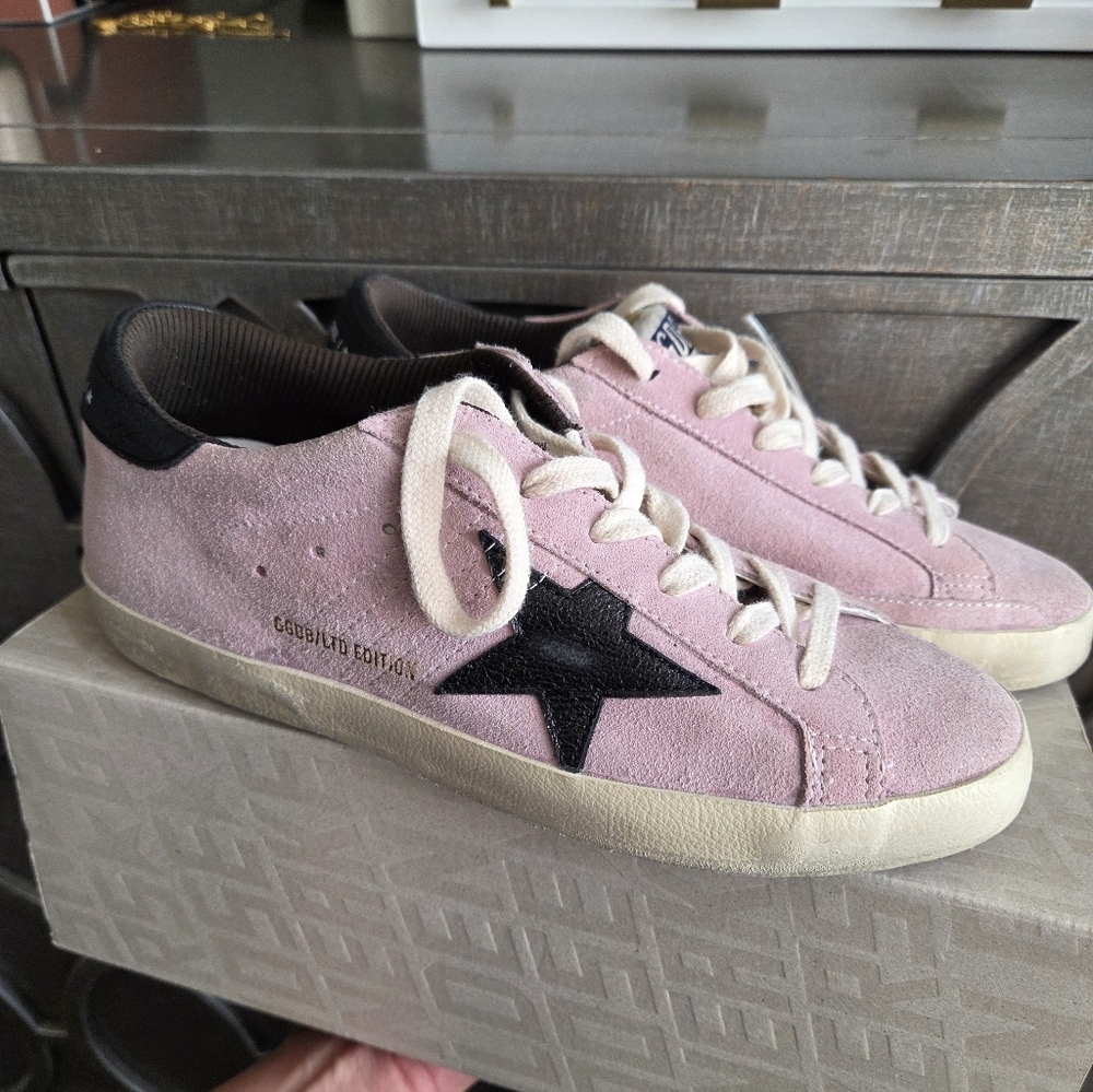 Golden Goose Superstar Pink Sneakers
